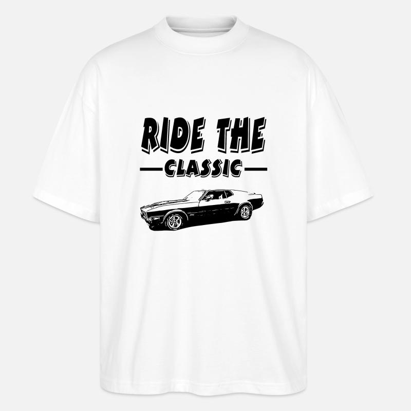 Auto - Stanley/Stella Oversized Unisex Bio T-Shirt Blaster 2.0 - Weiß