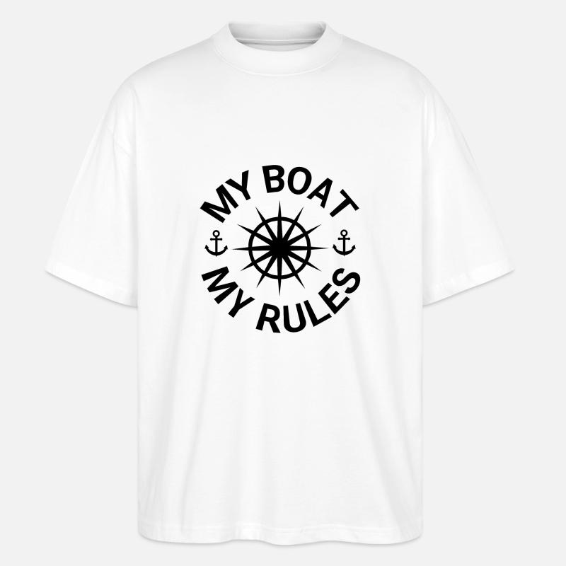Boot - Stanley/Stella Oversized Unisex Bio T-Shirt Blaster 2.0 - Weiß