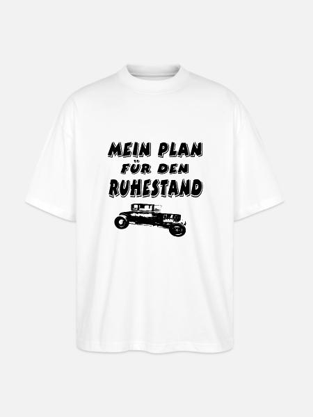 Auto - Stanley/Stella Oversized Unisex Bio T-Shirt Blaster 2.0 - Weiß