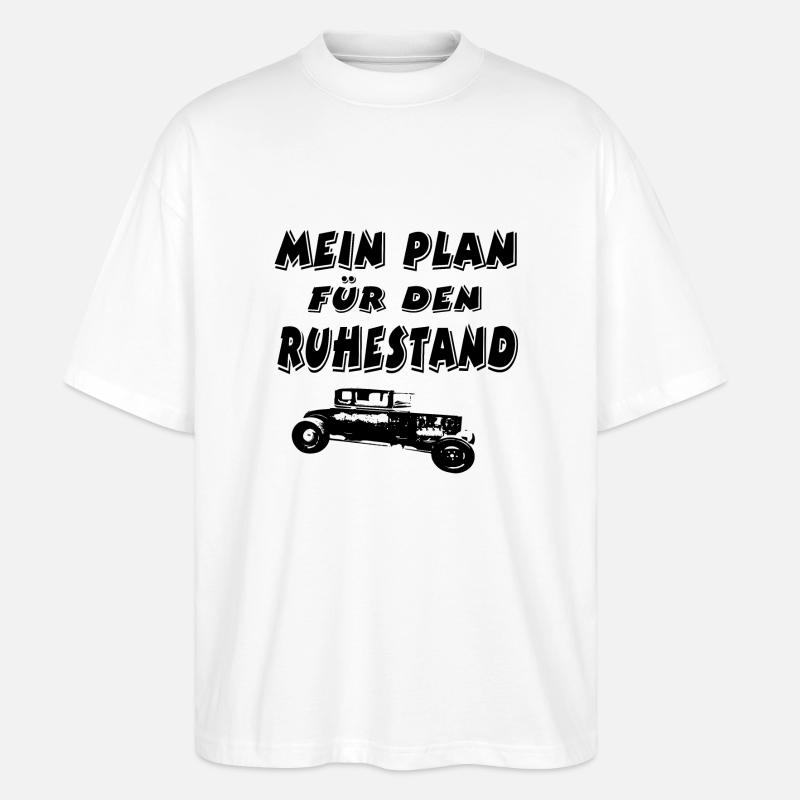 Auto - Stanley/Stella Oversized Unisex Bio T-Shirt Blaster 2.0 - Weiß