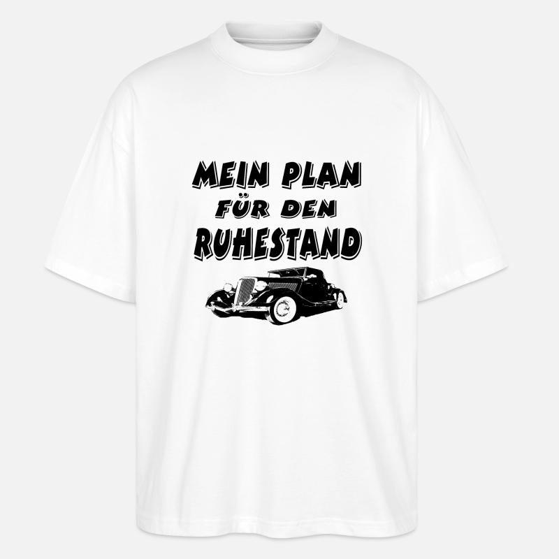 Auto - Stanley/Stella Oversized Unisex Bio T-Shirt Blaster 2.0 - Weiß