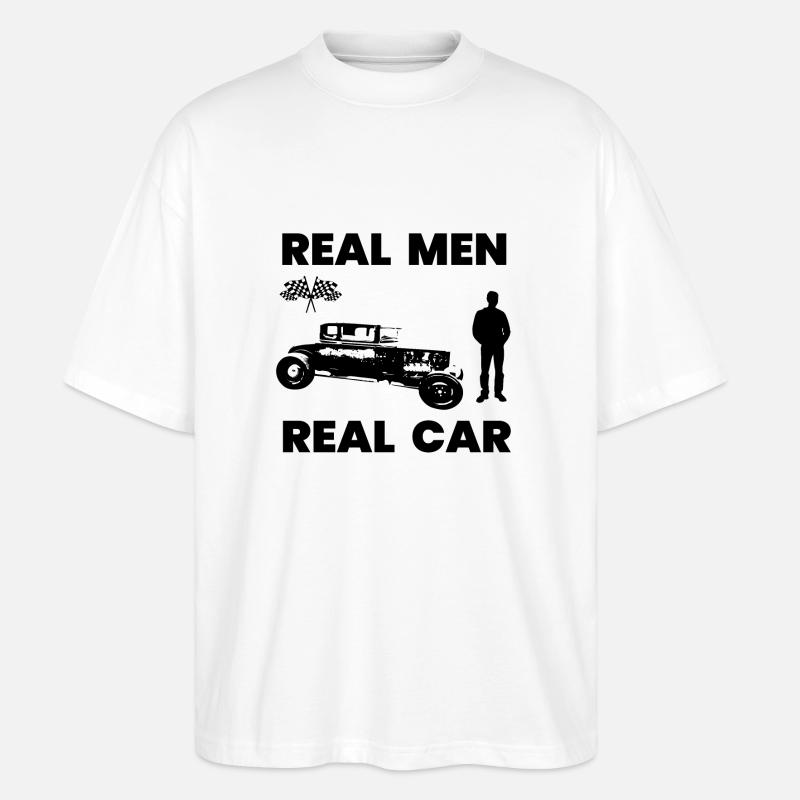 Auto - Stanley/Stella Oversized Unisex Bio T-Shirt Blaster 2.0 - Weiß