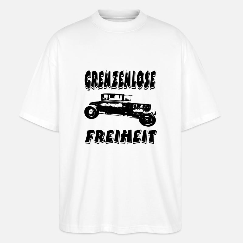 Auto - Stanley/Stella Oversized Unisex Bio T-Shirt Blaster 2.0 - Weiß