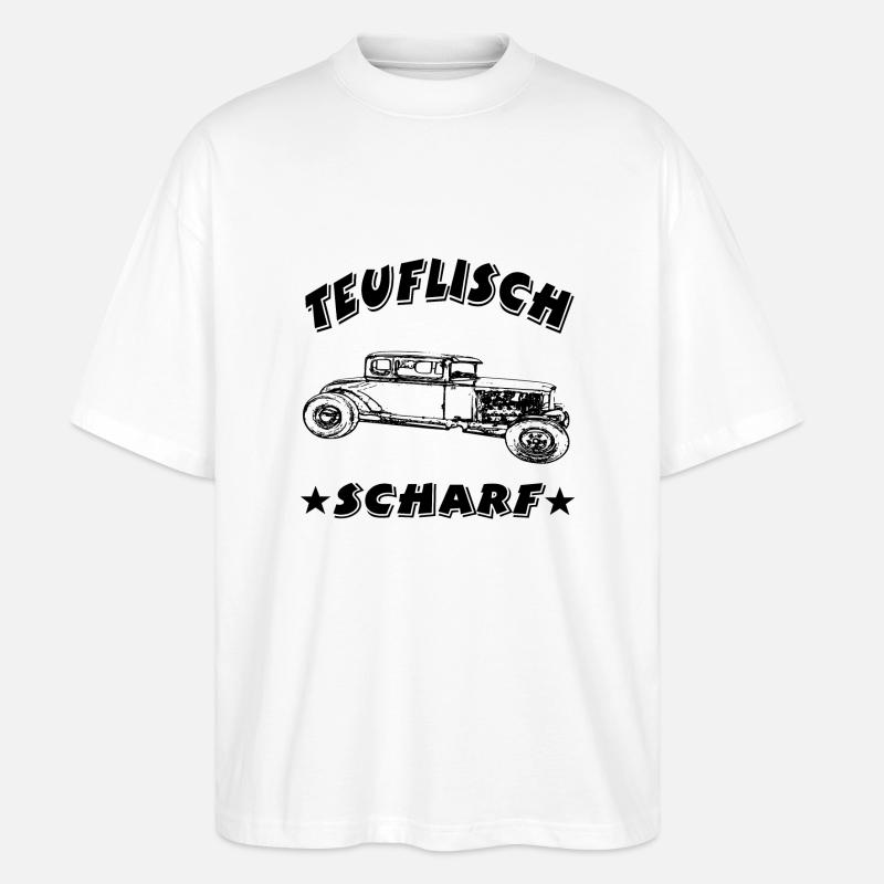 Auto - Stanley/Stella Oversized Unisex Bio T-Shirt Blaster 2.0 - Weiß