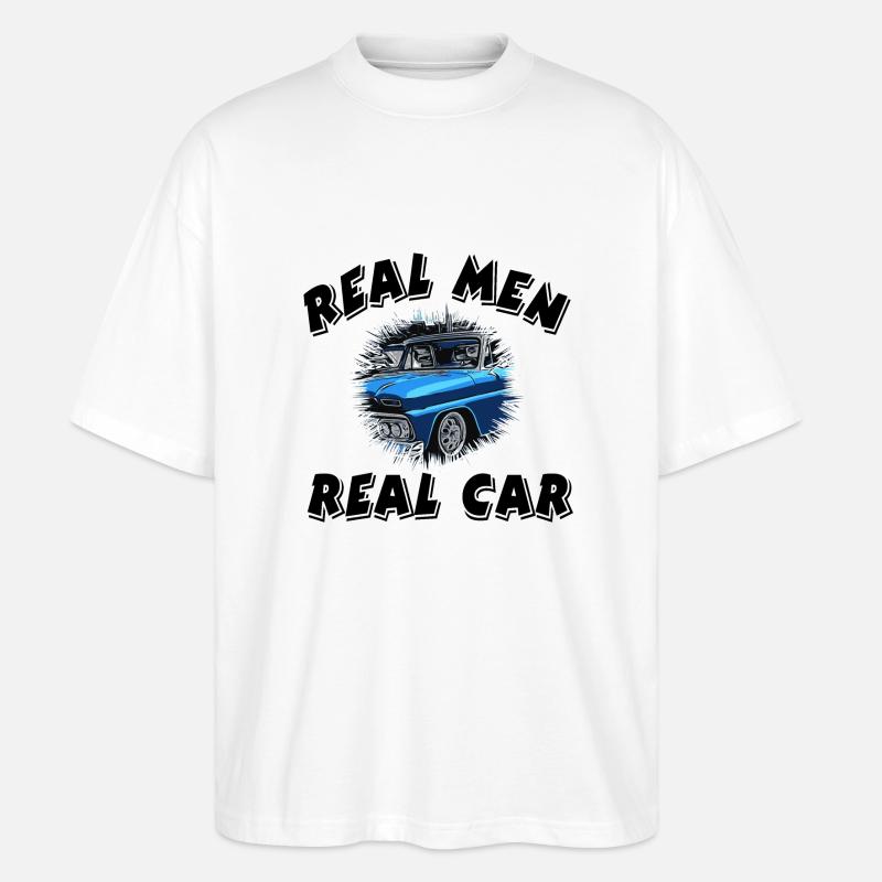 Auto - Stanley/Stella Oversized Unisex Bio T-Shirt Blaster 2.0 - Weiß