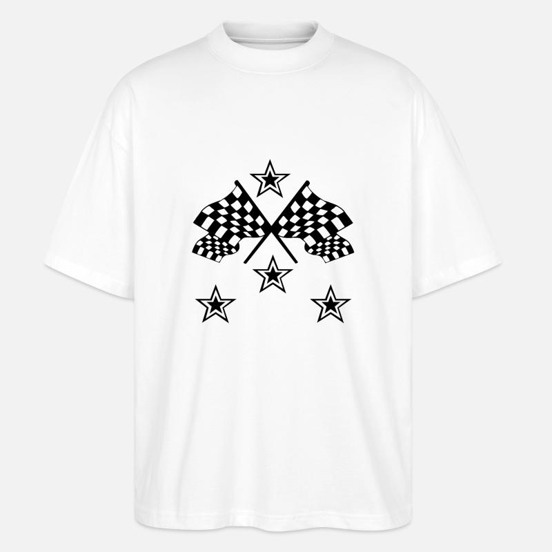 Auto - Stanley/Stella Oversized Unisex Bio T-Shirt Blaster 2.0 - Weiß