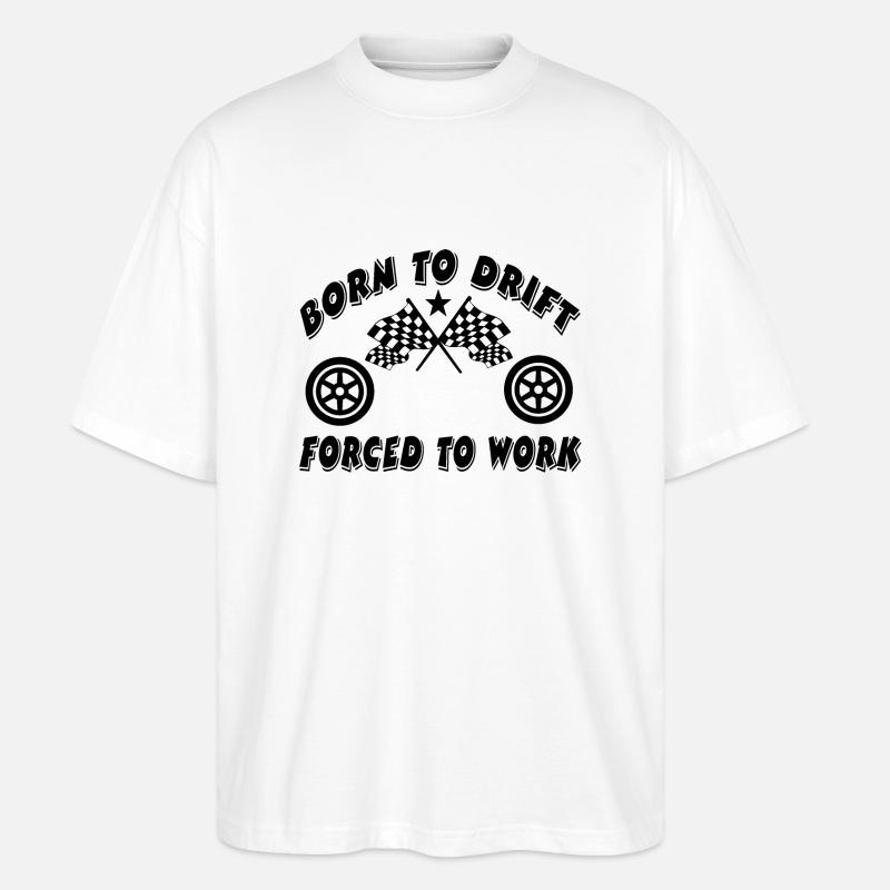 Auto - Stanley/Stella Oversized Unisex Bio T-Shirt Blaster 2.0 - Weiß