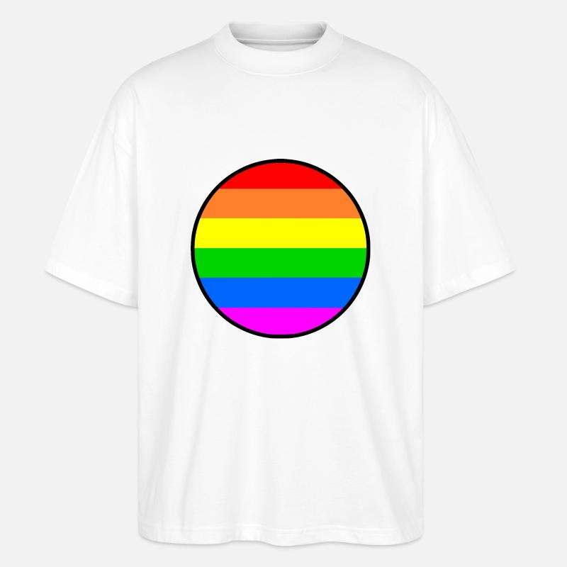 Lgbtq - Stanley/Stella Oversized Unisex Bio T-Shirt Blaster 2.0 - Weiß