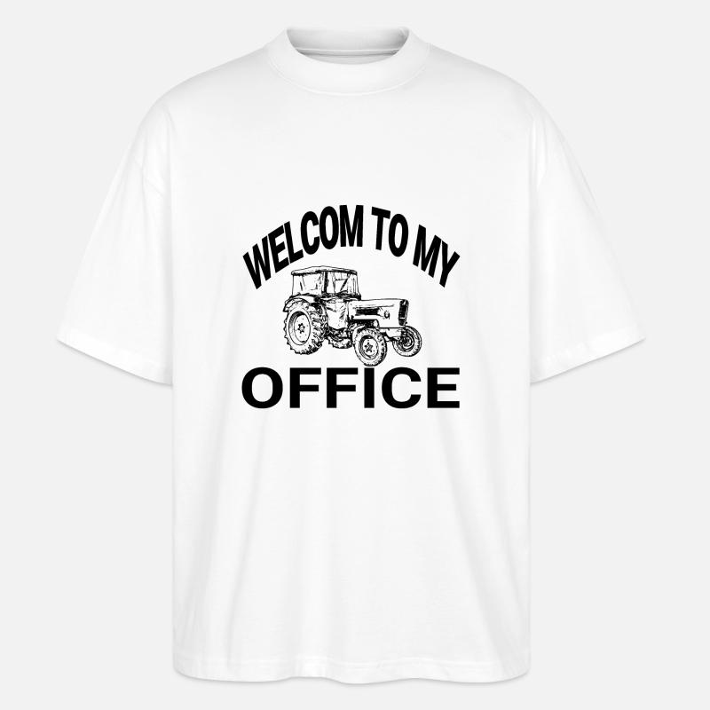 Traktor - Stanley/Stella Oversized Unisex Bio T-Shirt Blaster 2.0 - Weiß