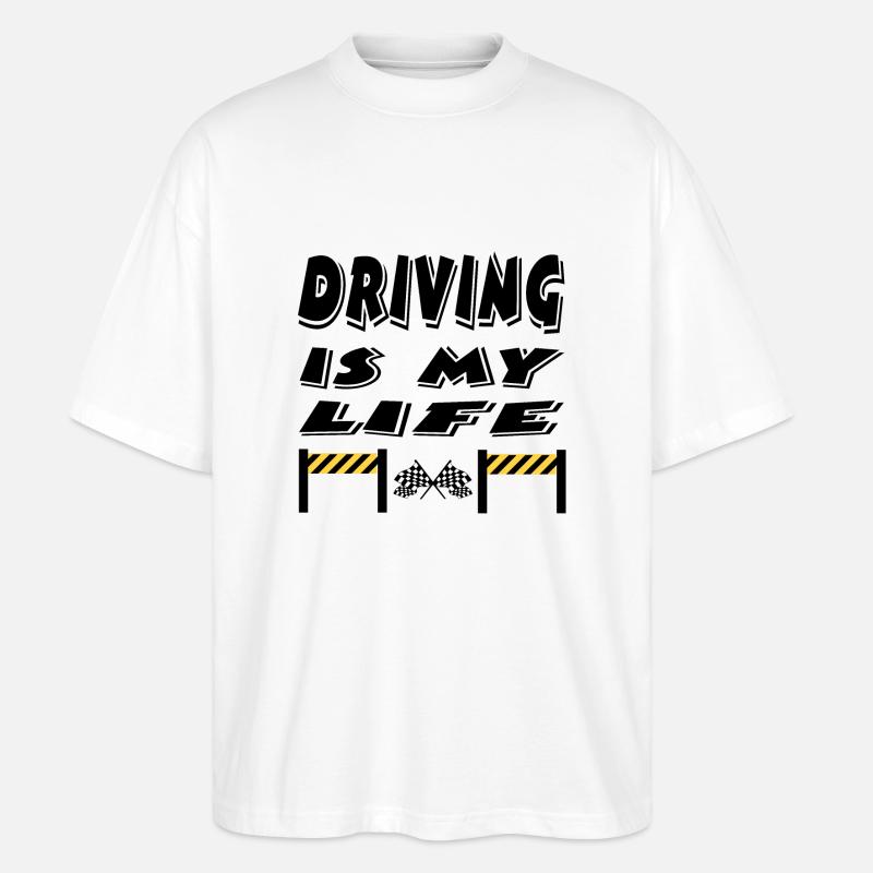 Auto - Stanley/Stella Oversized Unisex Bio T-Shirt Blaster 2.0 - Weiß