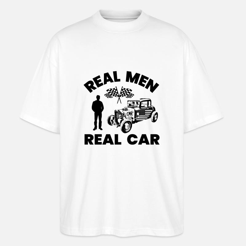 Auto - Stanley/Stella Oversized Unisex Bio T-Shirt Blaster 2.0 - Weiß