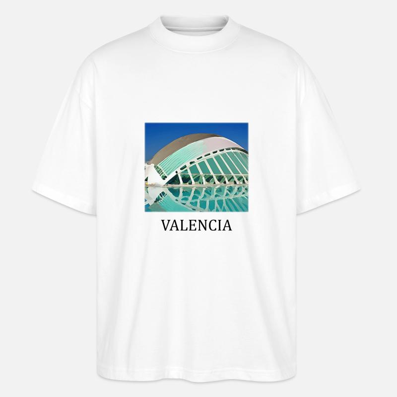 Valenz - Stanley/Stella Oversized Unisex Bio T-Shirt Blaster 2.0 - Weiß