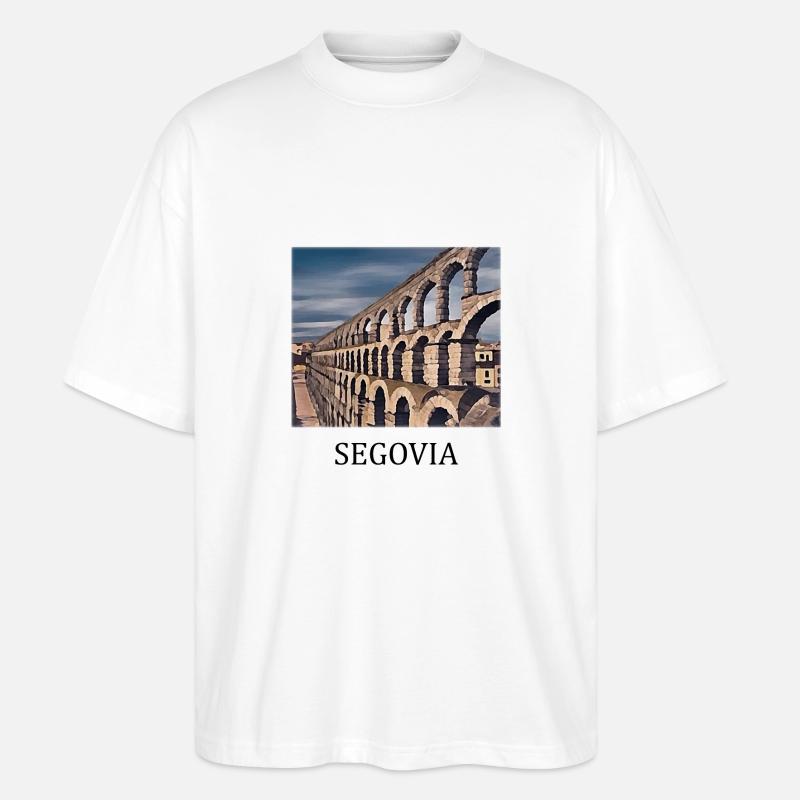 Segovia - Stanley/Stella Oversized Unisex Bio T-Shirt Blaster 2.0 - Weiß