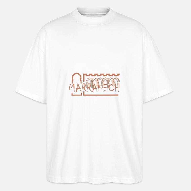 Marrakesch - Stanley/Stella Oversized Unisex Bio T-Shirt Blaster 2.0 - Weiß