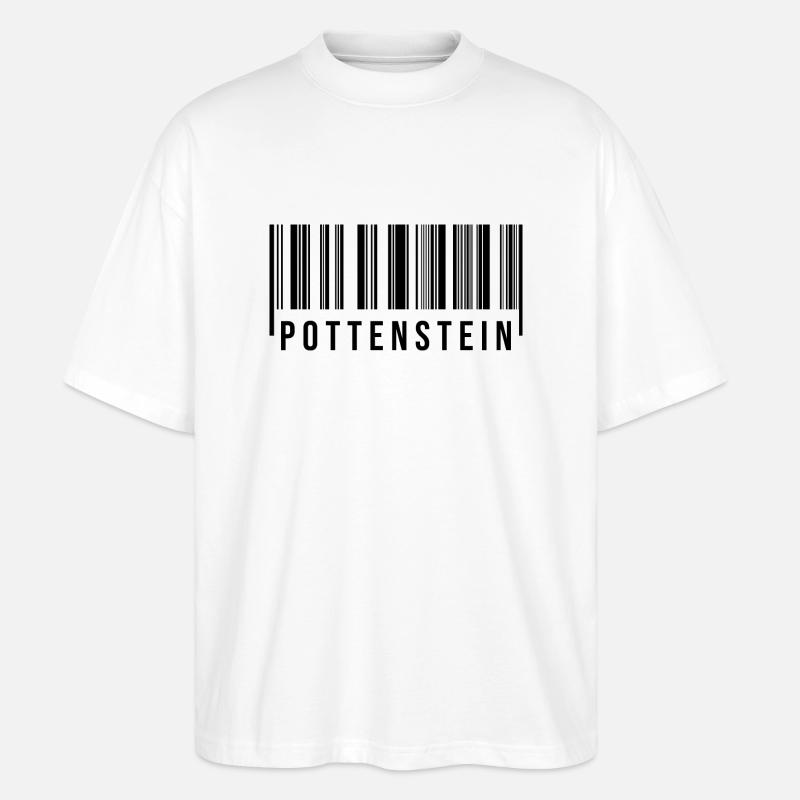 Pottenstein Bayern - Stanley/Stella Oversized Unisex Bio T-Shirt Blaster 2.0 - Weiß