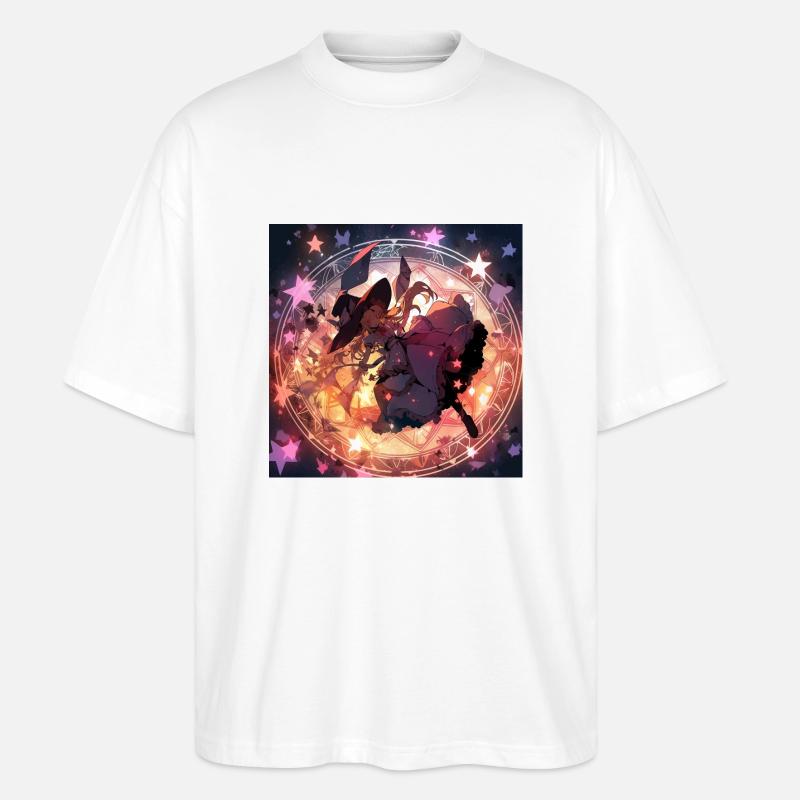 Die Sternenhexe - Stanley/Stella Oversized Unisex Bio T-Shirt Blaster 2.0 - Weiß