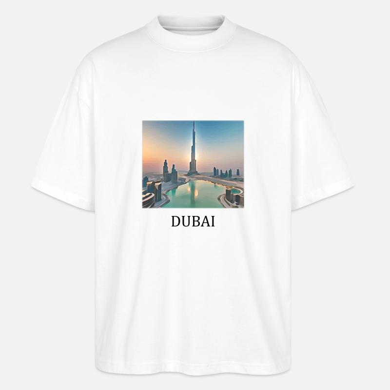 Dubai - Stanley/Stella Oversized Unisex Bio T-Shirt Blaster 2.0 - Weiß