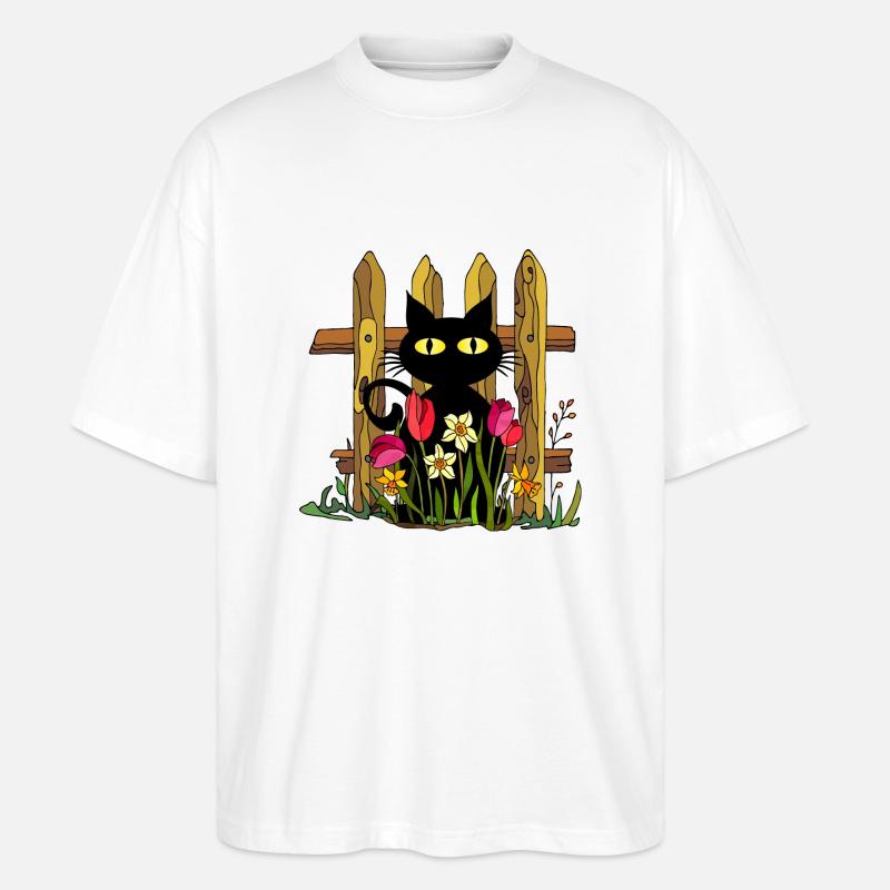 Chat - T-shirt bio Blaster 2.0 coupe oversize Stanley/Stella Unisexe - blanc