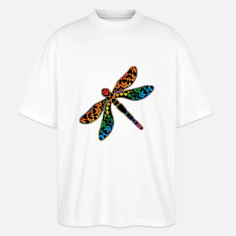 Libelle - Stanley/Stella Oversized Unisex Bio T-Shirt Blaster 2.0 - Weiß