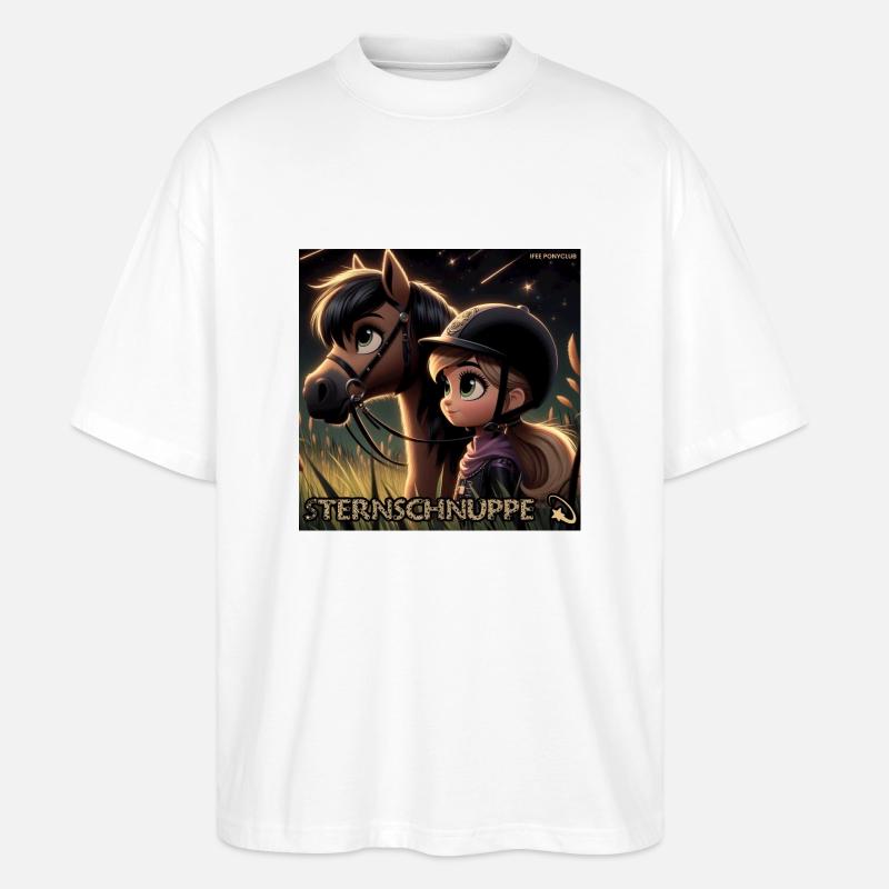 Sternschnuppe - better together - Stanley/Stella Oversized Unisex Bio T-Shirt Blaster 2.0 - Weiß