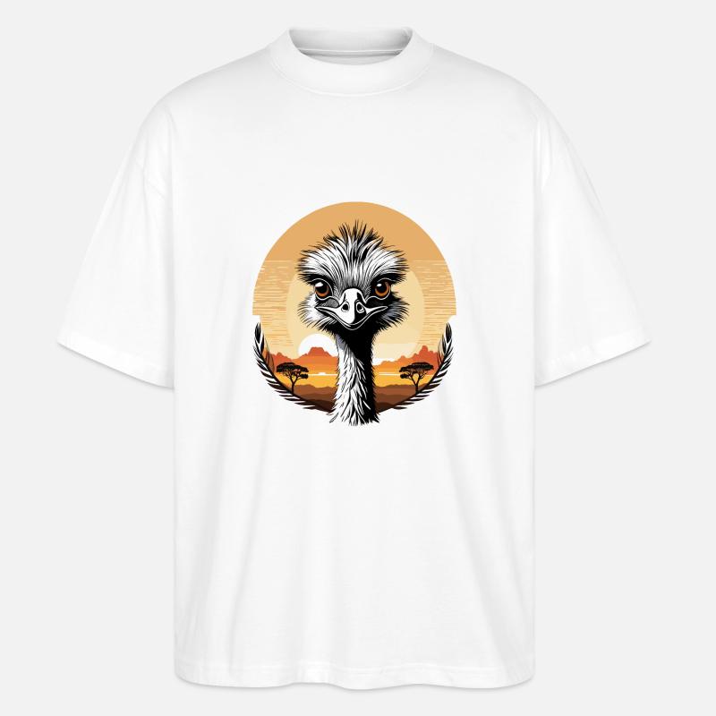 Emu - Stanley/Stella Oversized Unisex Bio T-Shirt Blaster 2.0 - Weiß