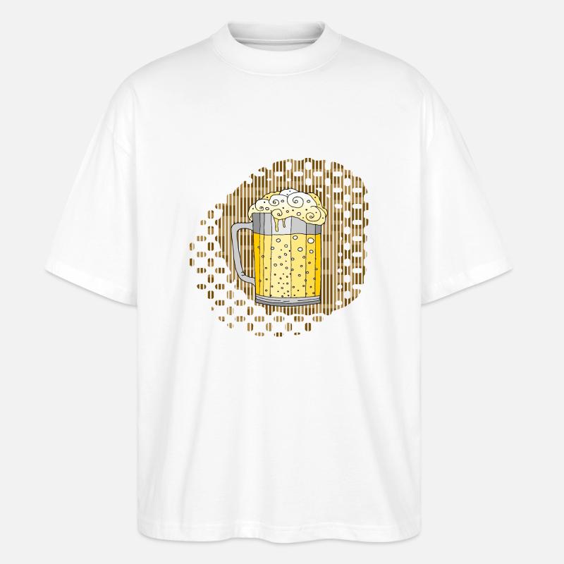 Becher - Stanley/Stella Oversized Unisex Bio T-Shirt Blaster 2.0 - Weiß