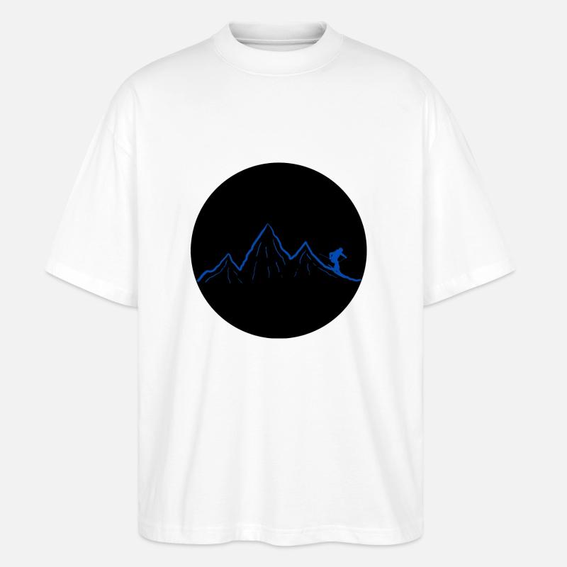Ski dich frei! - Stanley/Stella Oversized Unisex Bio T-Shirt Blaster 2.0 - Weiß