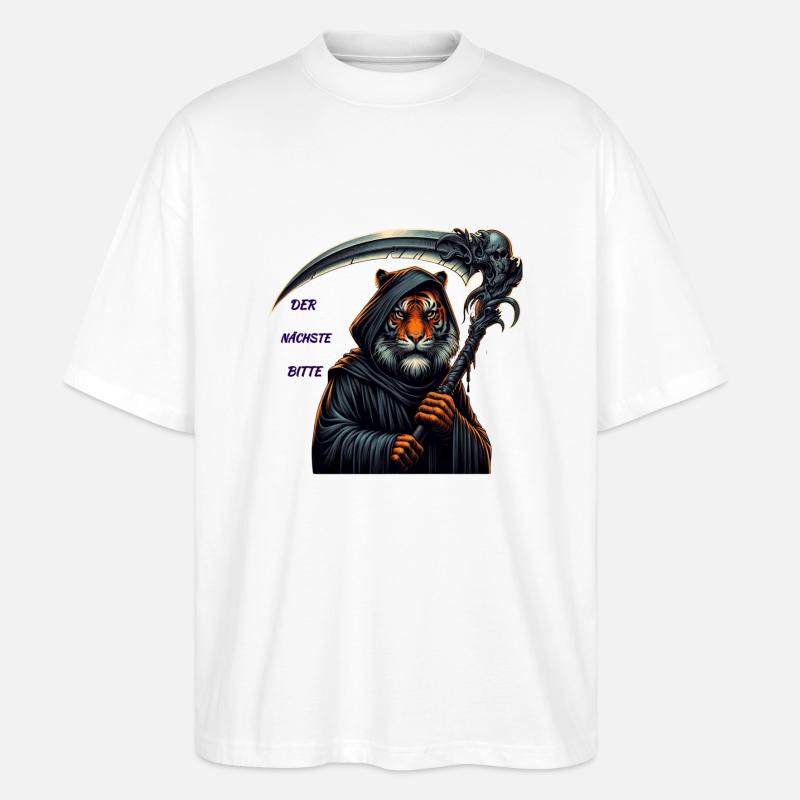 DER NÄCHSTE BITTE 1 - Stanley/Stella Oversized Unisex Bio T-Shirt Blaster 2.0 - Weiß