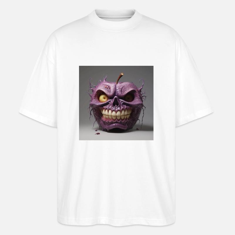 Psycho Apple - Stanley/Stella Oversized Unisex Bio T-Shirt Blaster 2.0 - Weiß