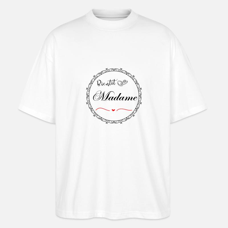 Bald eine Dame - Stanley/Stella Oversized Unisex Bio T-Shirt Blaster 2.0 - Weiß