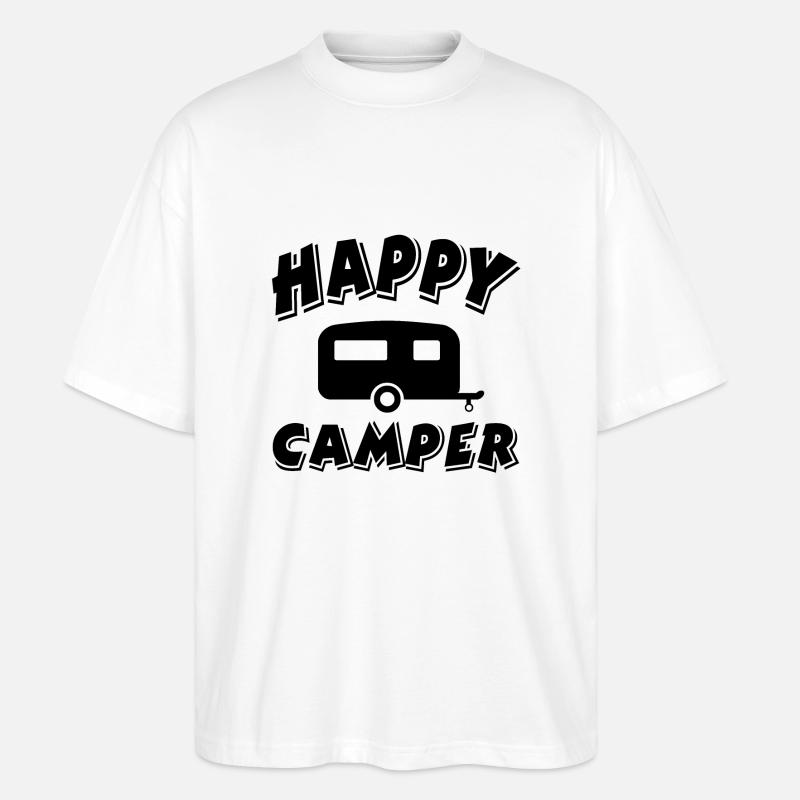 Camper - Stanley/Stella Oversized Unisex Bio T-Shirt Blaster 2.0 - Weiß