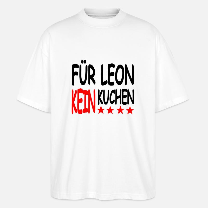 Kuchen - Stanley/Stella Oversized Unisex Bio T-Shirt Blaster 2.0 - Weiß