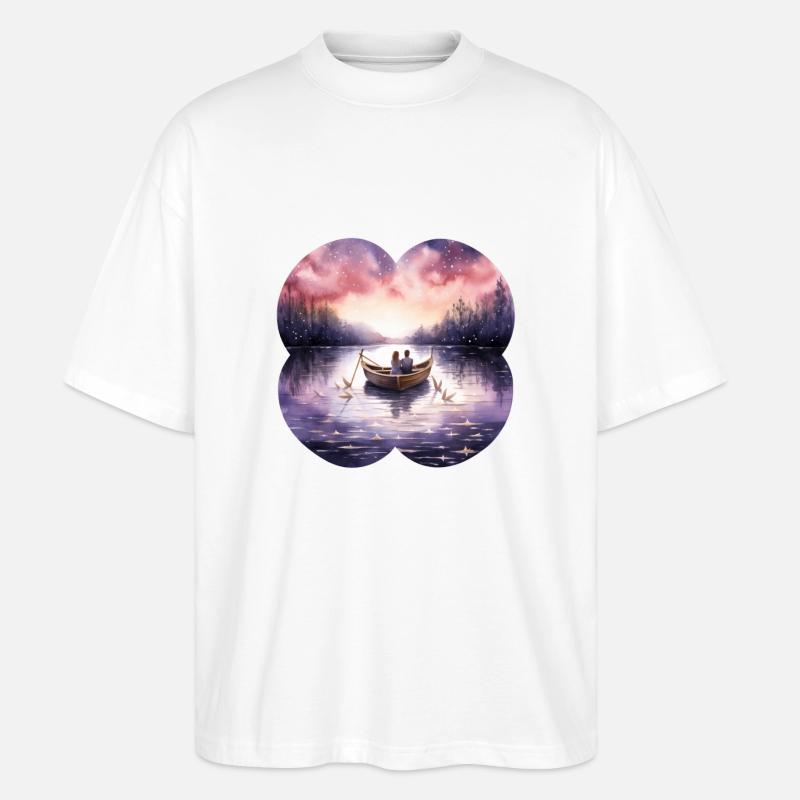 Fairytale Romance - Stanley/Stella Oversized Unisex Bio T-Shirt Blaster 2.0 - Weiß