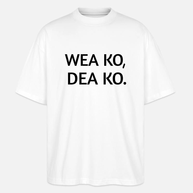 Wea ko dea ko - T-shirt bio Blaster 2.0 coupe oversize Stanley/Stella Unisexe - blanc