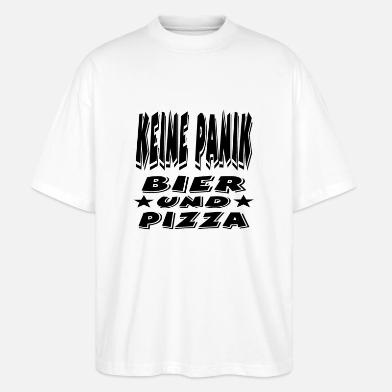 Bier - Stanley/Stella Oversized Unisex Bio T-Shirt Blaster 2.0 - Weiß