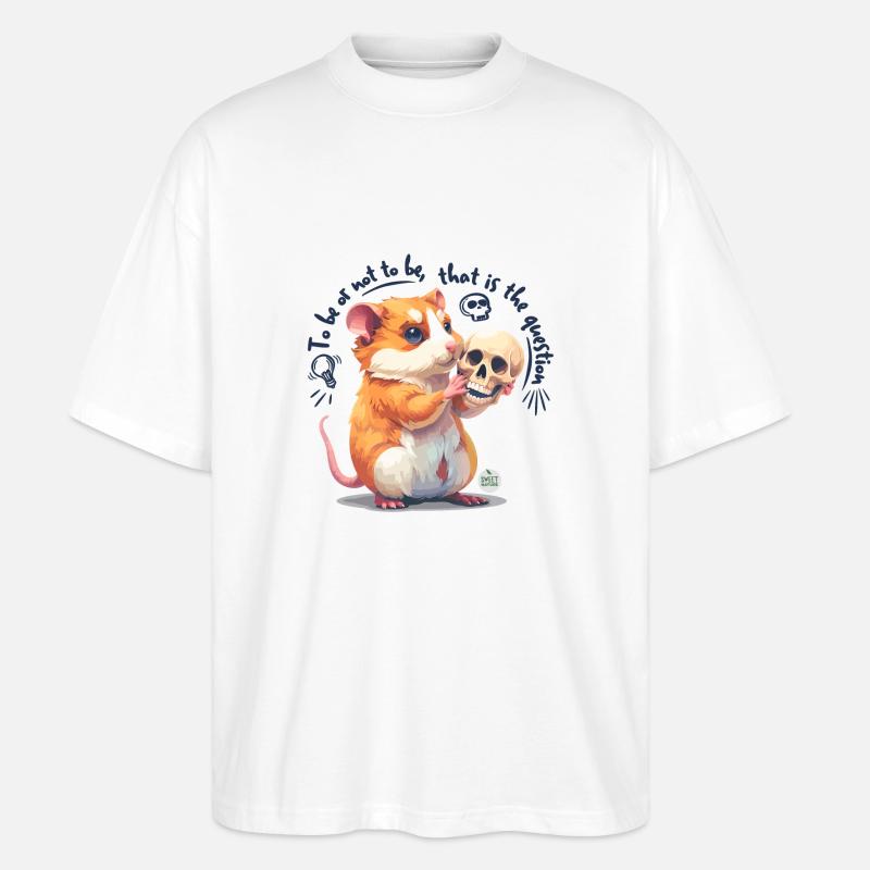 Sein oder Nichtsein - Stanley/Stella Oversized Unisex Bio T-Shirt Blaster 2.0 - Weiß