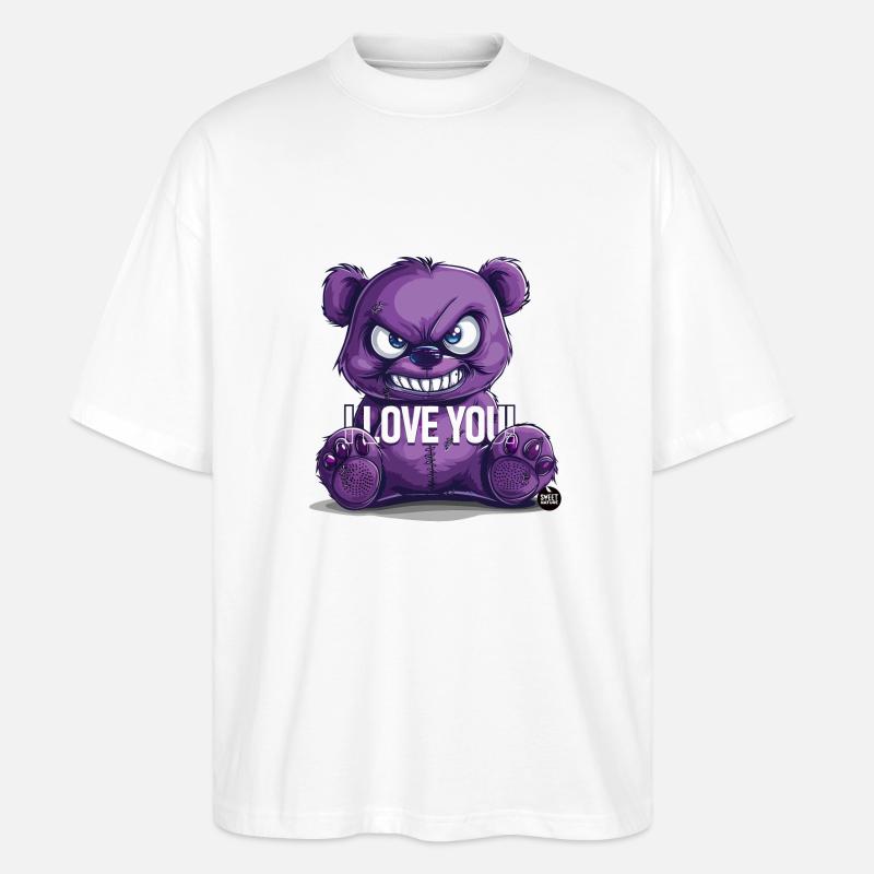 Ich liebe dich! - Stanley/Stella Oversized Unisex Bio T-Shirt Blaster 2.0 - Weiß