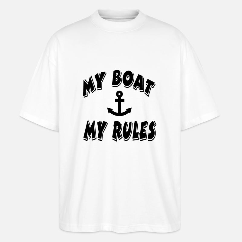 Boot - Stanley/Stella Oversized Unisex Bio T-Shirt Blaster 2.0 - Weiß