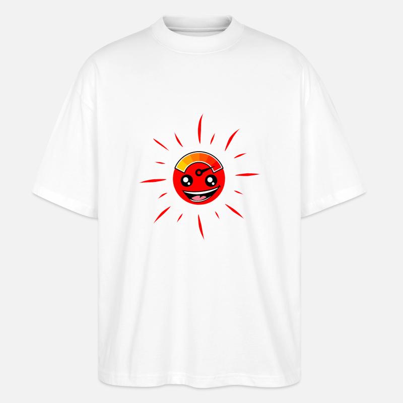 La température est au maximum c'est la canicule - T-shirt bio Blaster 2.0 coupe oversize Stanley/Stella Unisexe - blanc