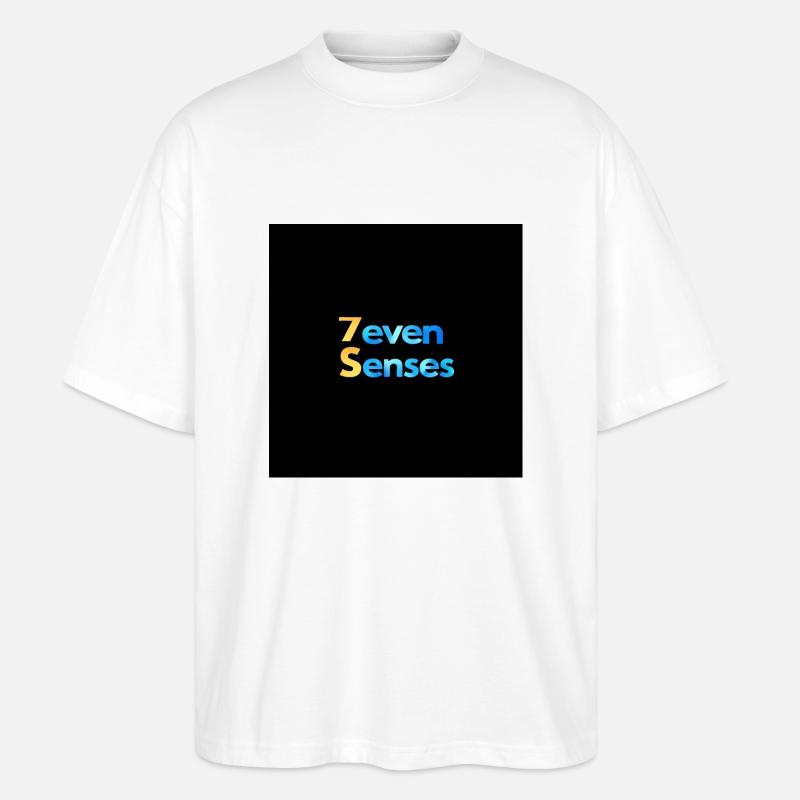 7even Senses - Stanley/Stella Oversized Unisex Bio T-Shirt Blaster 2.0 - Weiß
