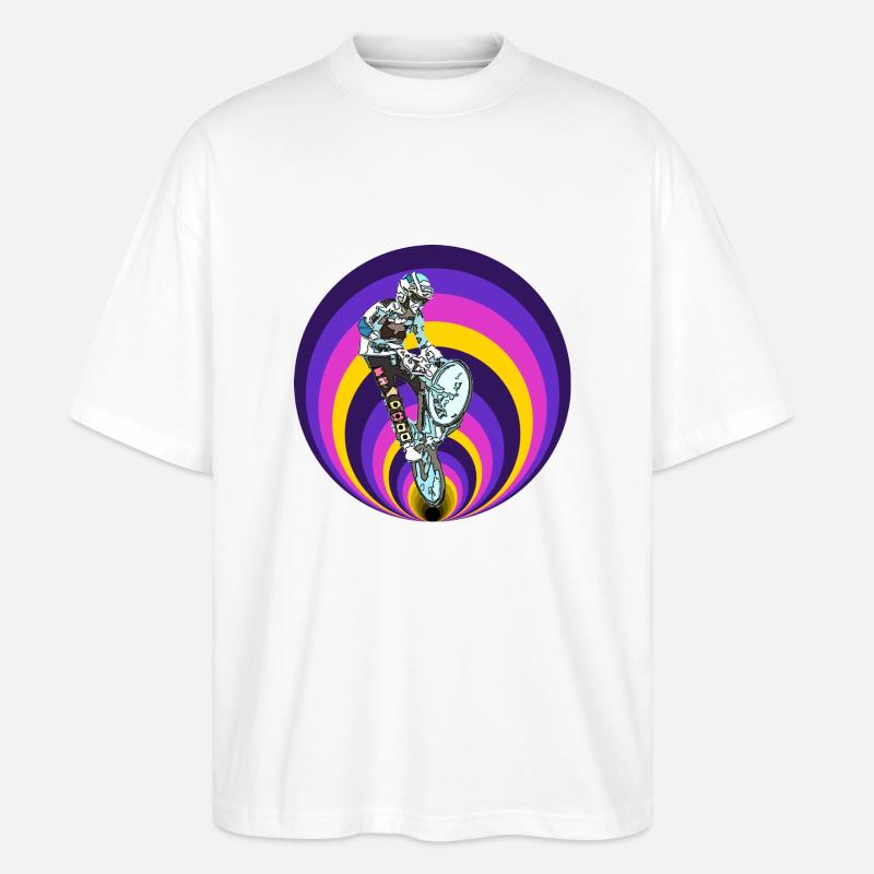 BMX (BMX) - Stanley/Stella Oversized Unisex Bio T-Shirt Blaster 2.0 - Weiß