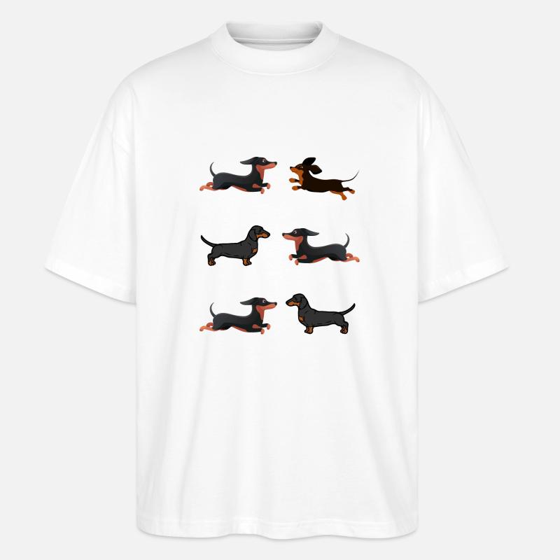 Teckels Teckels - T-shirt bio Blaster 2.0 coupe oversize Stanley/Stella Unisexe - blanc