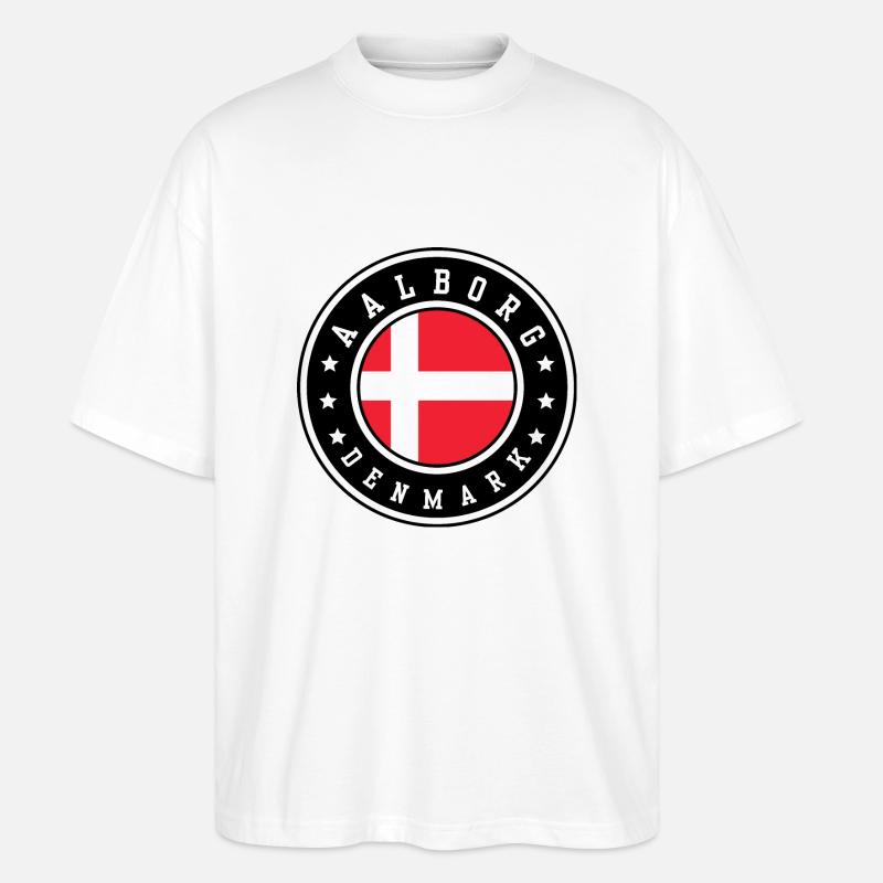 Aalborg, Dänemark - Stanley/Stella Oversized Unisex Bio T-Shirt Blaster 2.0 - Weiß