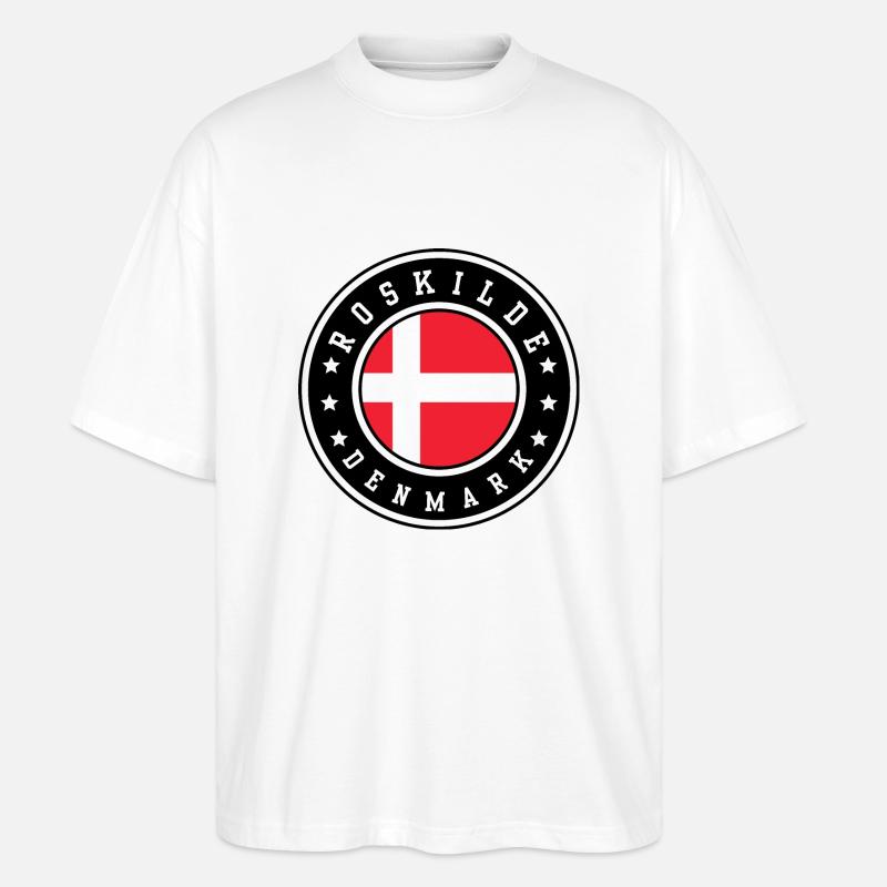 Roskilde, Dänemark - Stanley/Stella Oversized Unisex Bio T-Shirt Blaster 2.0 - Weiß