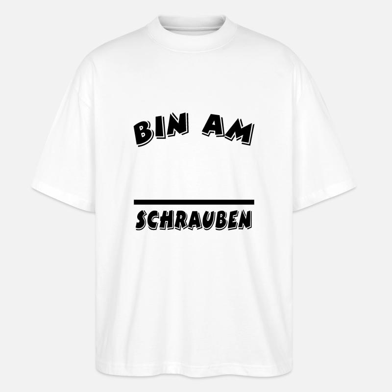 Auto - Stanley/Stella Oversized Unisex Bio T-Shirt Blaster 2.0 - Weiß