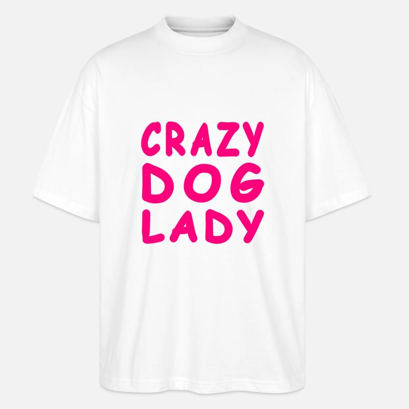 Hunde - Stanley/Stella Oversized Unisex Bio T-Shirt Blaster 2.0 - Weiß