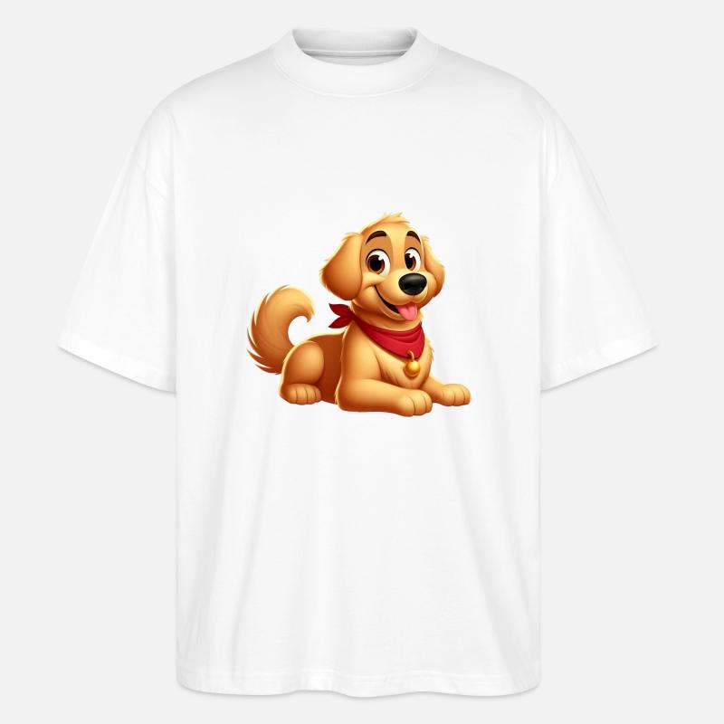 labrador 6 - T-shirt bio Blaster 2.0 coupe oversize Stanley/Stella Unisexe - blanc