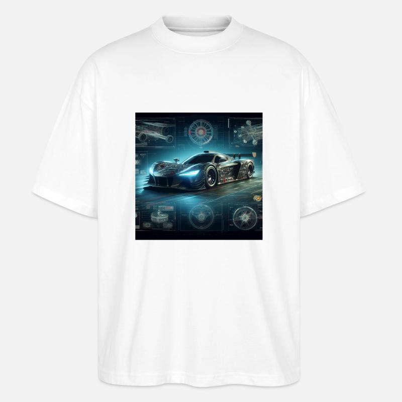 GT Renner - Stanley/Stella Oversized Unisex Bio T-Shirt Blaster 2.0 - Weiß