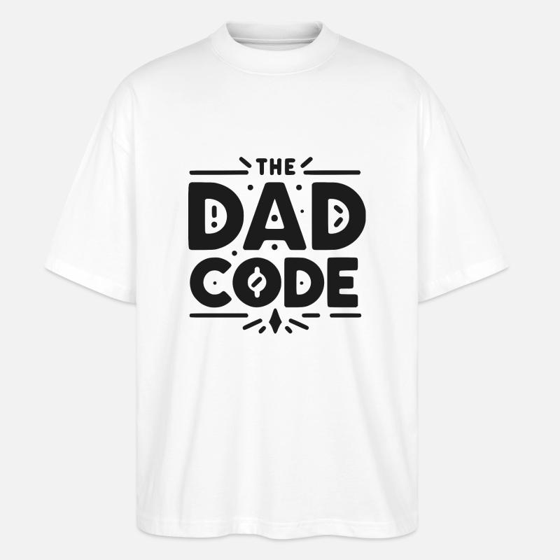Der Papa-Code - Stanley/Stella Oversized Unisex Bio T-Shirt Blaster 2.0 - Weiß