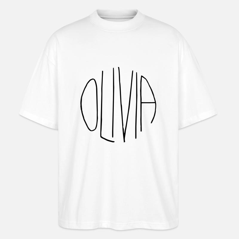 Olivia - Stanley/Stella Oversized Unisex Bio T-Shirt Blaster 2.0 - Weiß